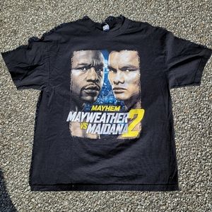 Mayweather vs Maidana 2 fight promo t shirt